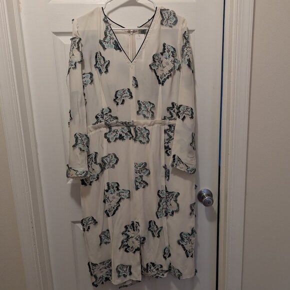 Floral Nina Ricci Dress with Long Sleeves - Picture 1 of 5